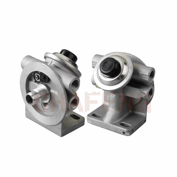 挖掘机配件柴油格座 滤芯座R90P 适用于SK-8 沃尔沃14/16手油泵