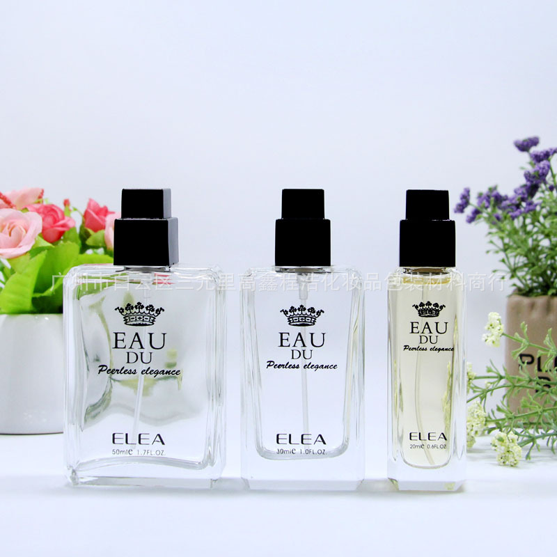 简单便携式20ML香水瓶 喷雾玻璃瓶 卡口香水瓶