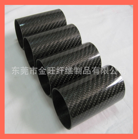 3k碳纤维管 16*12mm高强度碳纤管 亮光斜纹3k碳纤维管材