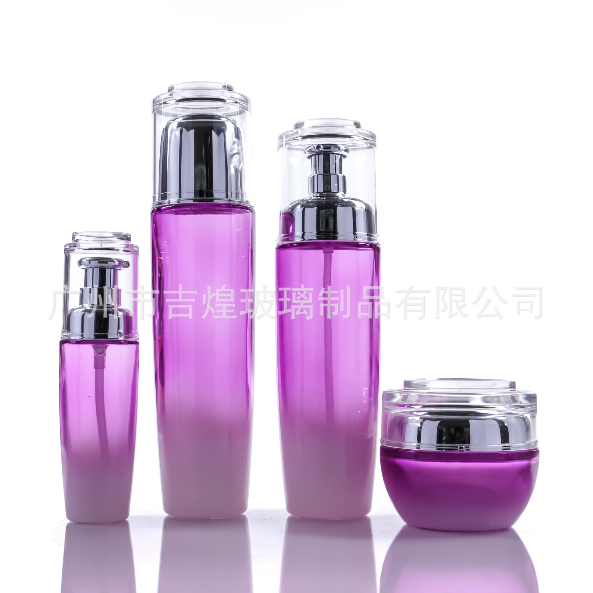 供应化妆品包材 玻璃瓶 玻璃制品 水乳霜分装瓶 型号JH1325