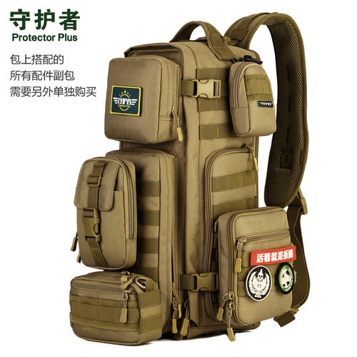 X213-Large shoulder airborne bag, tactical outdoor bag, multi-purpose mountaineering backpack, assault bag, Transformers chest bag