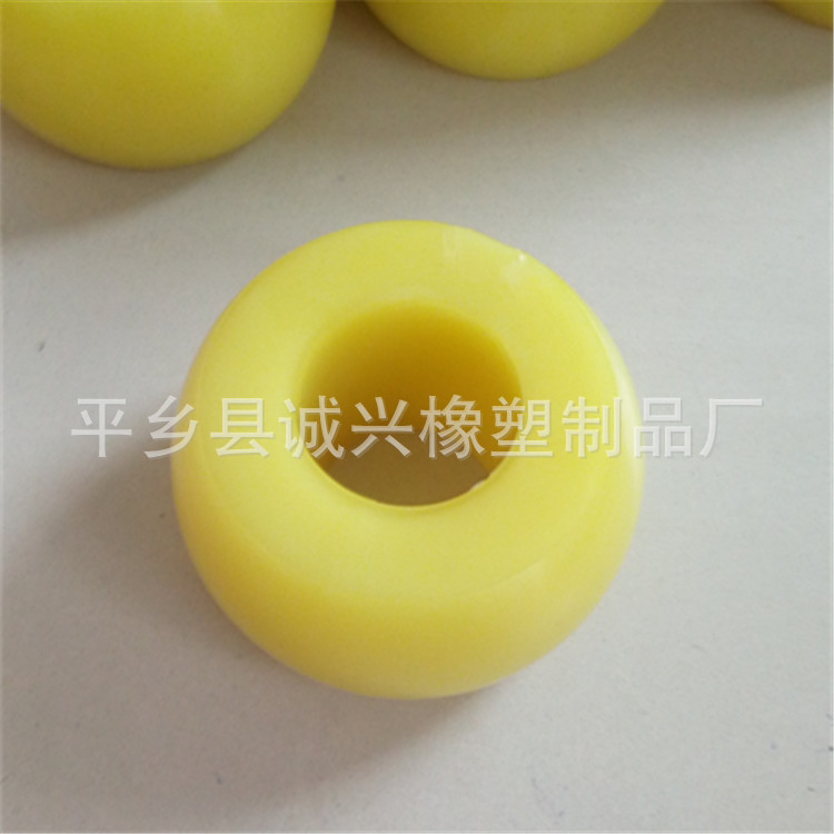 厂家生产输送机配件 缓冲套 聚氨酯鼓型套 订非标件 缓冲垫