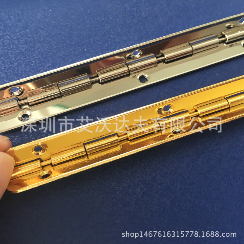 厂家直销 115mm长条合页批发长合页 雪茄盒合页钢琴合页 现货供应