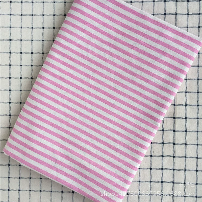 Заводская цена на льняную ткань, лен печать DIY ручная печать и окраска цвет единый полный рисунок полосатая ткань 0.7 %