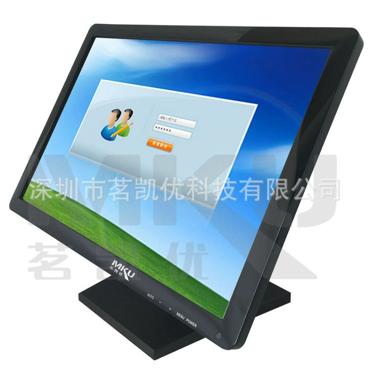 22-дюймовый LCD сенсорный дисплей VGA DVI USB, резистивный/инфракрасный сенсорный экран