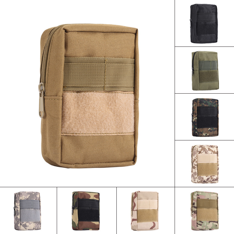 Outdoor Tactical Multi-function EDC tool waist bag Molle vest accessory bag military fan commuter accessory bag sundries bag