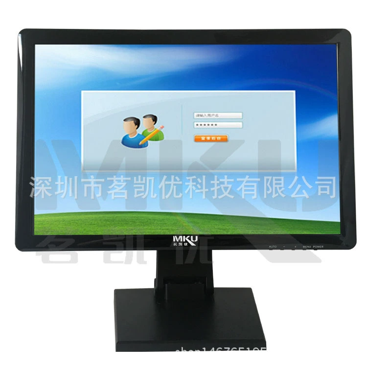 22-дюймовый LCD сенсорный дисплей VGA DVI USB, резистивный/инфракрасный сенсорный экран