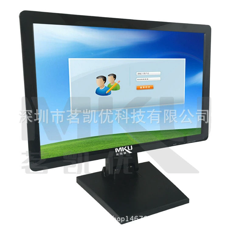 22-дюймовый LCD сенсорный дисплей VGA DVI USB, резистивный/инфракрасный сенсорный экран