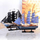 Mediterranean wooden sailboat model creative pirate ship wooden craft decoration ornaments wholesale student gift