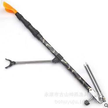 Shenyan Thickeneded Aluminum Alloy Turret Bracket 2.7 2.4 2.1m Color Tiger Skin Fishing Rod Fishing Rod Bracket Fishing Gear