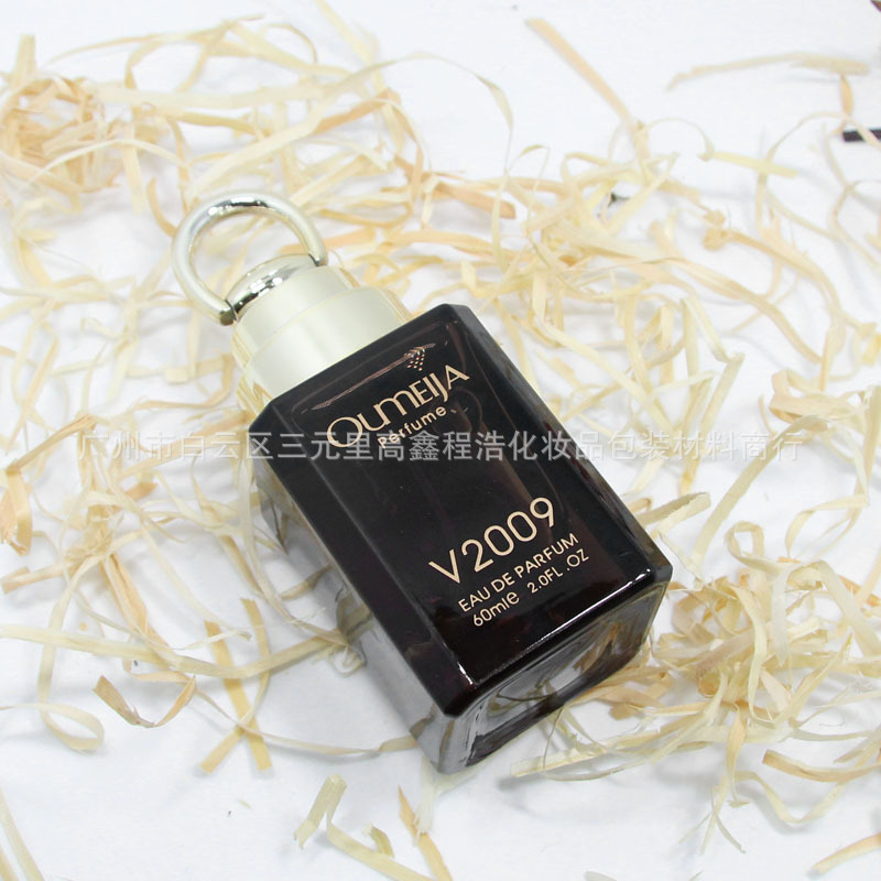 四方厚底男士香水瓶 60ml男士香水瓶 高档香水瓶 卡口香水瓶