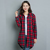 Autumn long shirt for leisure, long sleeve, with sleeve, Korean style