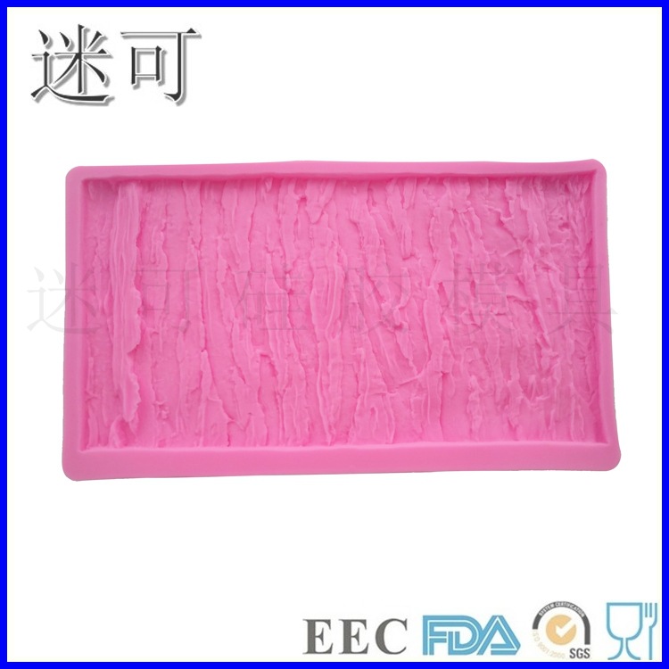 Fondant molde de silicona corteza textura frontera pastel chocolate DIY epoxi utensilios para hornear en stock
