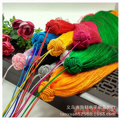 Short Pineapple Hat Tassel High-End Ice Silk Accessory Soft Premium Tassel Synthetic Silk Tassel 40cm