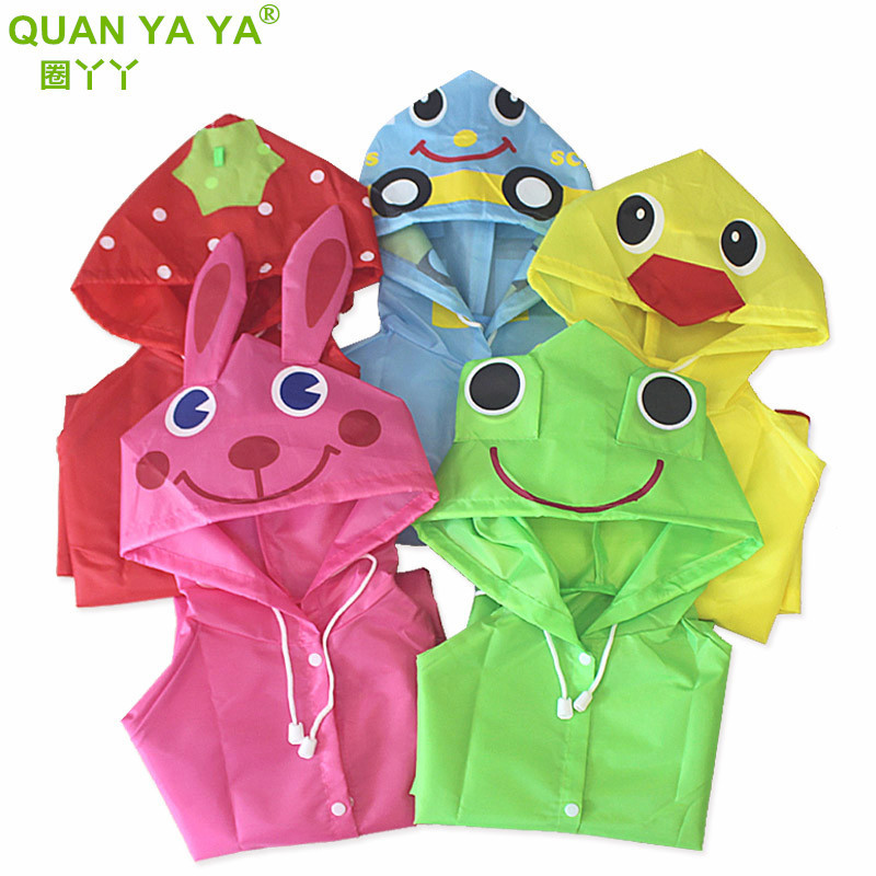 Animal Shape Children's Raincoat Korean Cartoon Student Poncho Baby Raincoat Rain Gear Printable LOGO Printing Animal Shape Children's Raincoat Korean Cartoon Student Poncho Baby Raincoat Rain Gear Printable LOGO Printing