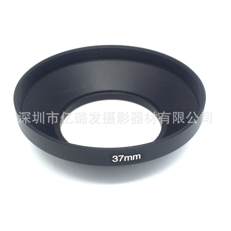 Camera Hood Metal Hood Lens Hood Wide Angle Light Hood 37/39/40.5/43/46