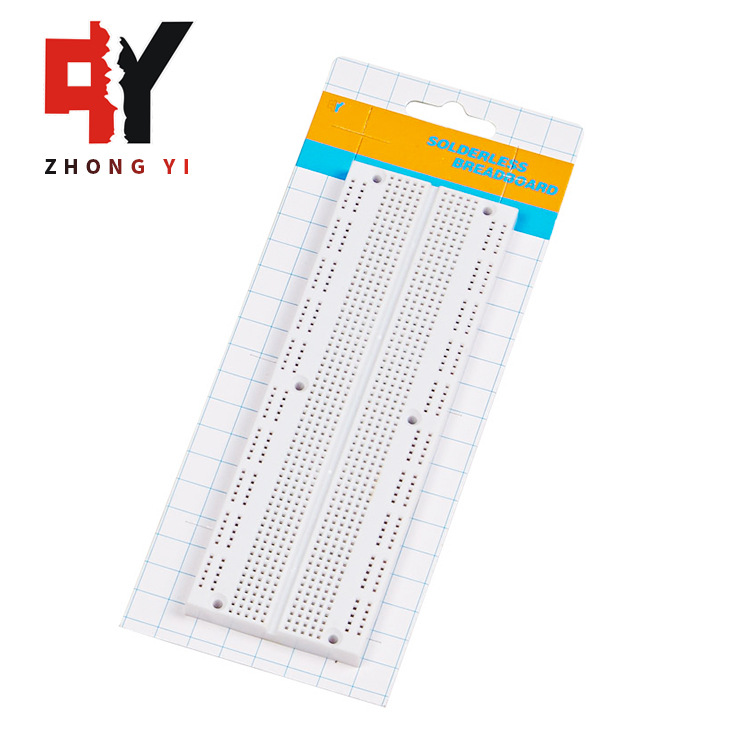 带螺丝孔面包板 实验电路板 线路洞洞板 ZY-128B 厂家批发实验板