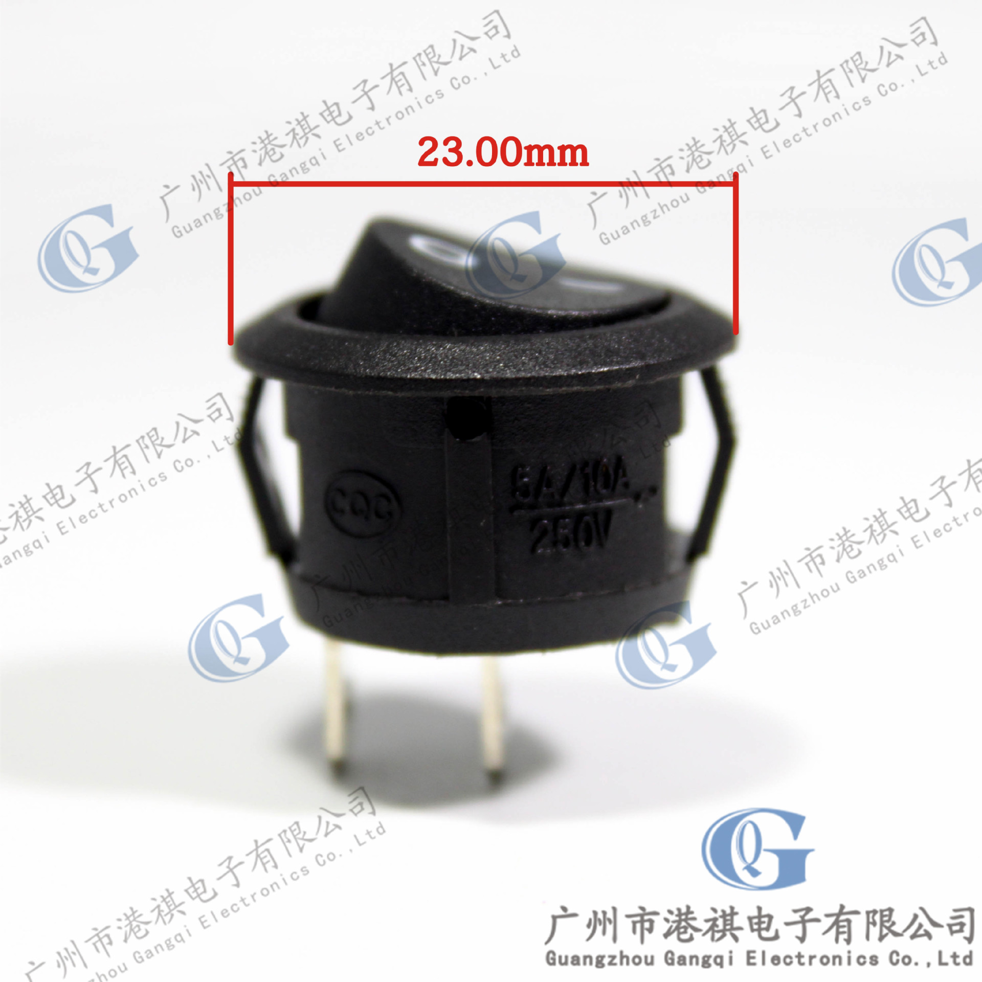 台湾进口PRONIC普尼克BR 船型开关KCD1系列电源开关 圆型翘板开关