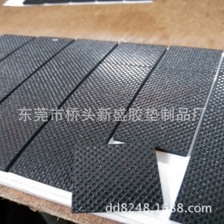 ◤专业厂家◢网格防滑橡胶垫圈减震脚垫电器胶垫产品硅橡胶带背胶