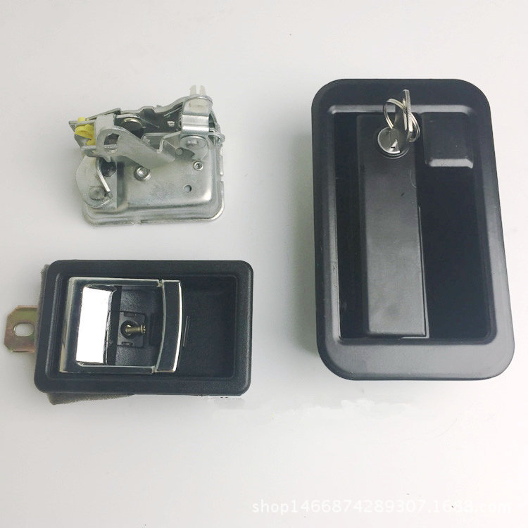 挖掘机配件 适用于现代R225-7 驾驶室门锁总成 R215-7 挖机配件