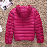 Зимний легкий и тонкий короткий пуховик, легкая и тонкая толстовка с капюшоном, куртка с пухом, 2018, большой размер