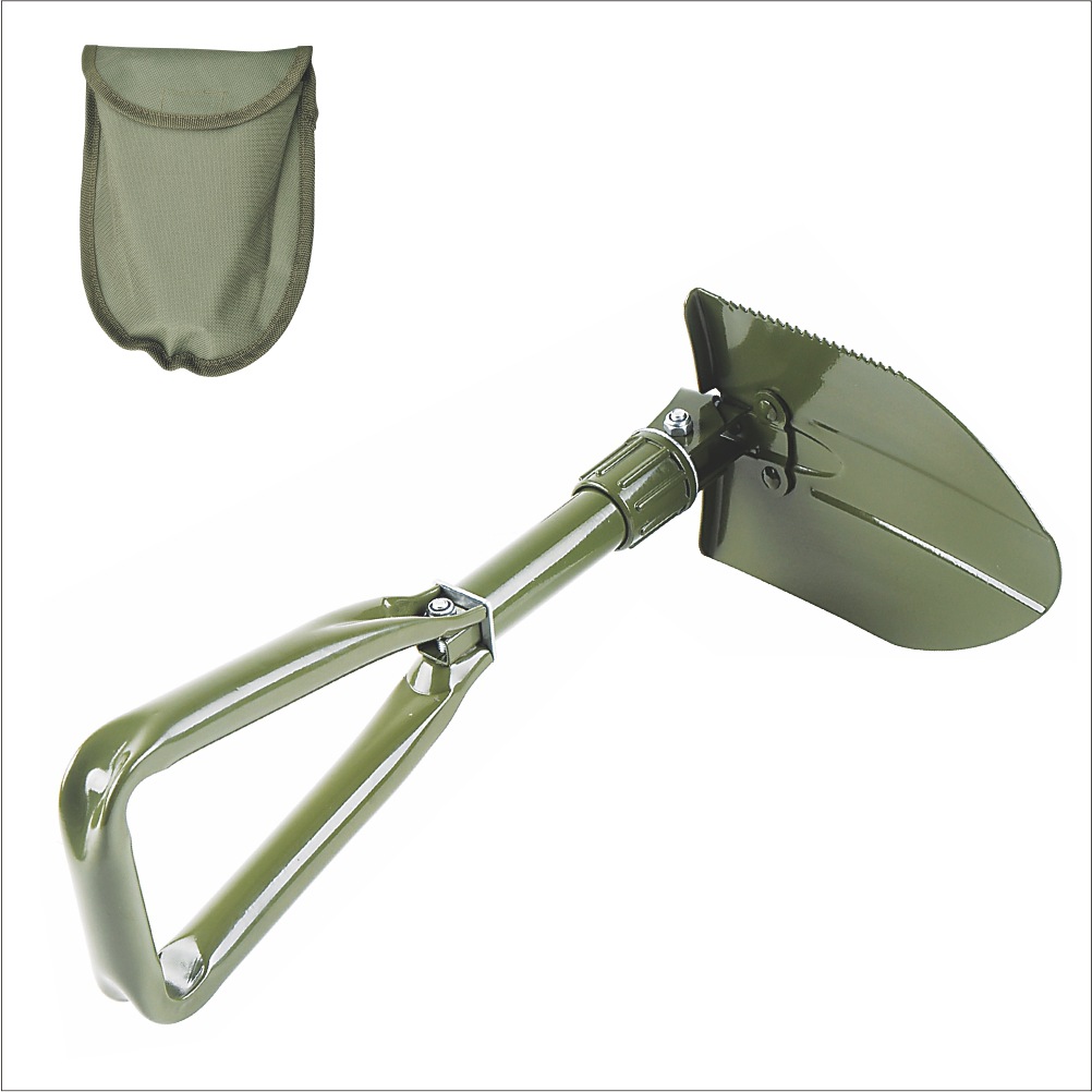 厂家直销折叠铲 折叠锹 野营装备铲子野营救生铲车载防身工兵铲