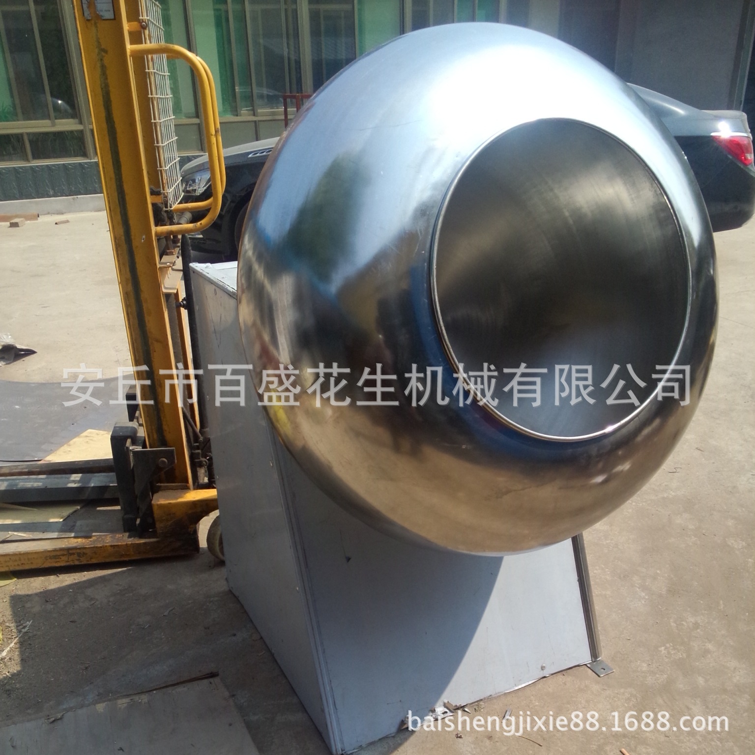 球型花生米裹粉机 全自动食品糖衣机 花生米裹衣机特价现货