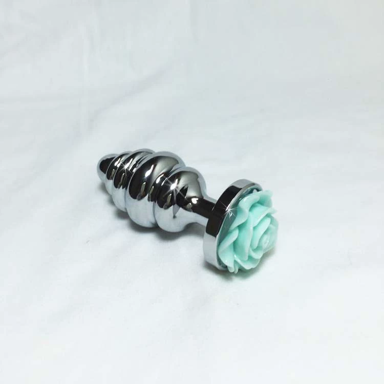 Новый розовый нержавеющий анал plugs металлический анал plug резьба средний размер производитель оптом