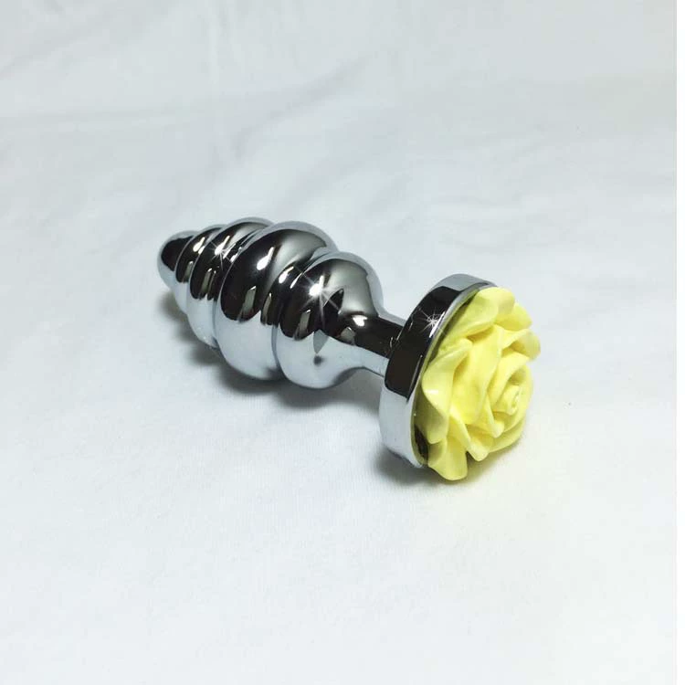 Новый розовый нержавеющий анал plugs металлический анал plug резьба средний размер производитель оптом