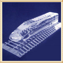 工厂销售高档水晶车模水晶船模开业摆件纪念礼品创意新光精致