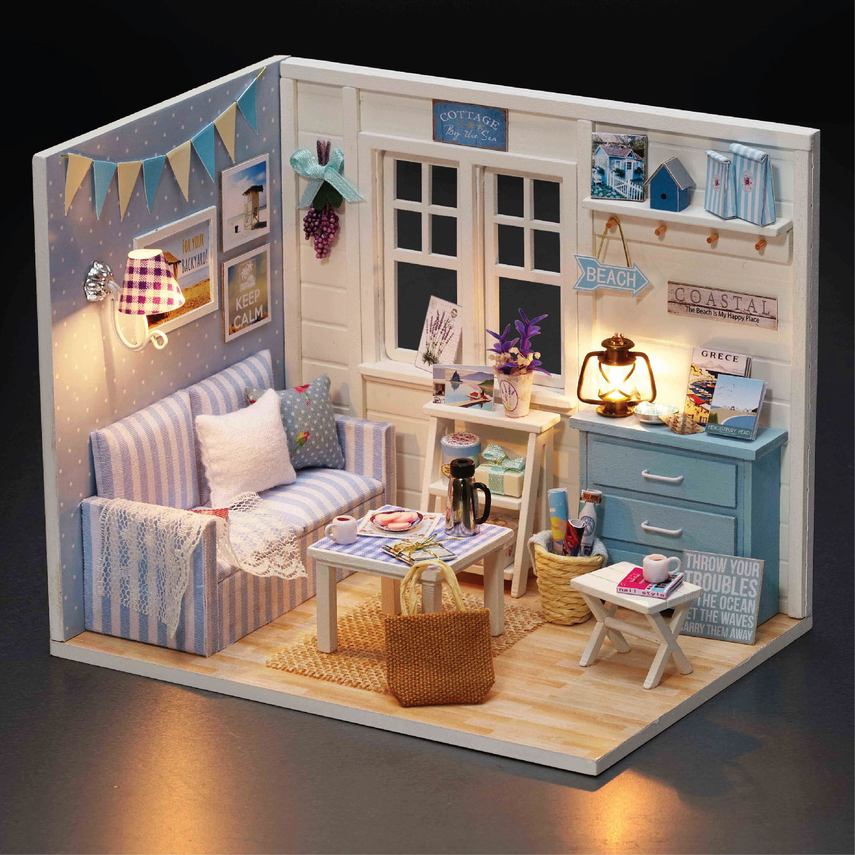 Sunshine Princess Series New Small House DIY Handmade Assembly Model Fresh Sunshine Creative Gift