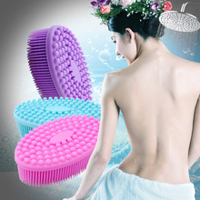 厂家直销硅胶沐浴刷婴儿感官训练触觉刷柔软按摩洗头刷生活用品