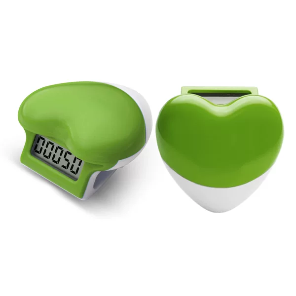 Cross-Border Factory Direct Sales Heart-Shaped Simple 99999 Step Counter