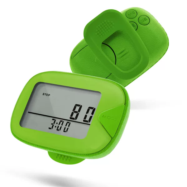2D Pedometer Hammer Mechanical Pedometer Calories Distance 7 Days Memory Waist Clip Walking Running Pedometer