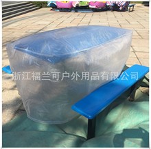 户外防水透明PE啤酒桌罩啤酒桌防尘罩啤酒桌椅罩BeerTableCover