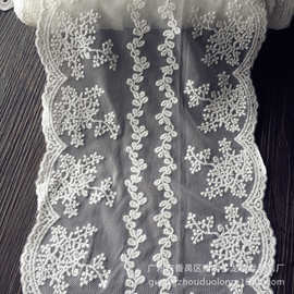 1023897A蕾丝花边服饰家纺辅料 网纱刺绣宽16.5厘米