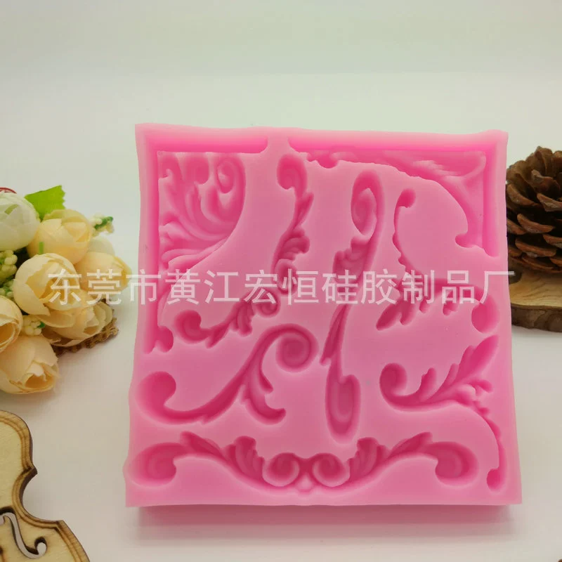 Заводская распродажа в европейском стиле relief pattern fondant сахарная мастика декоративные цветы из смолы каплевидной формы мягкая силиконовая форма