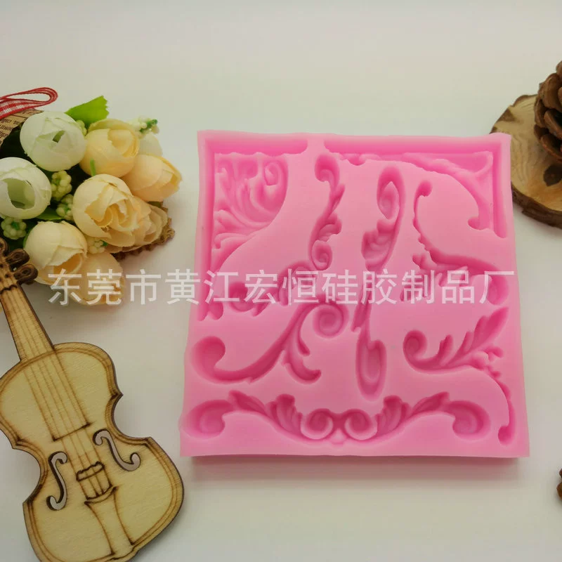 Заводская распродажа в европейском стиле relief pattern fondant сахарная мастика декоративные цветы из смолы каплевидной формы мягкая силиконовая форма