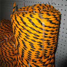 山东厂家供应 老虎绳 虎斑绳 标志绳 三股绳PE聚乙烯老虎塑料绳