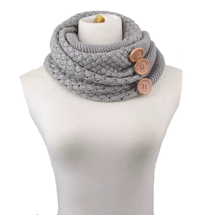 Winter keep warm knitted scarf, European style