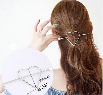 Estilo coreano aleación clip tocado exquisita horquilla de metal europeo y americano simple flecha perla horquilla rizador de pelo