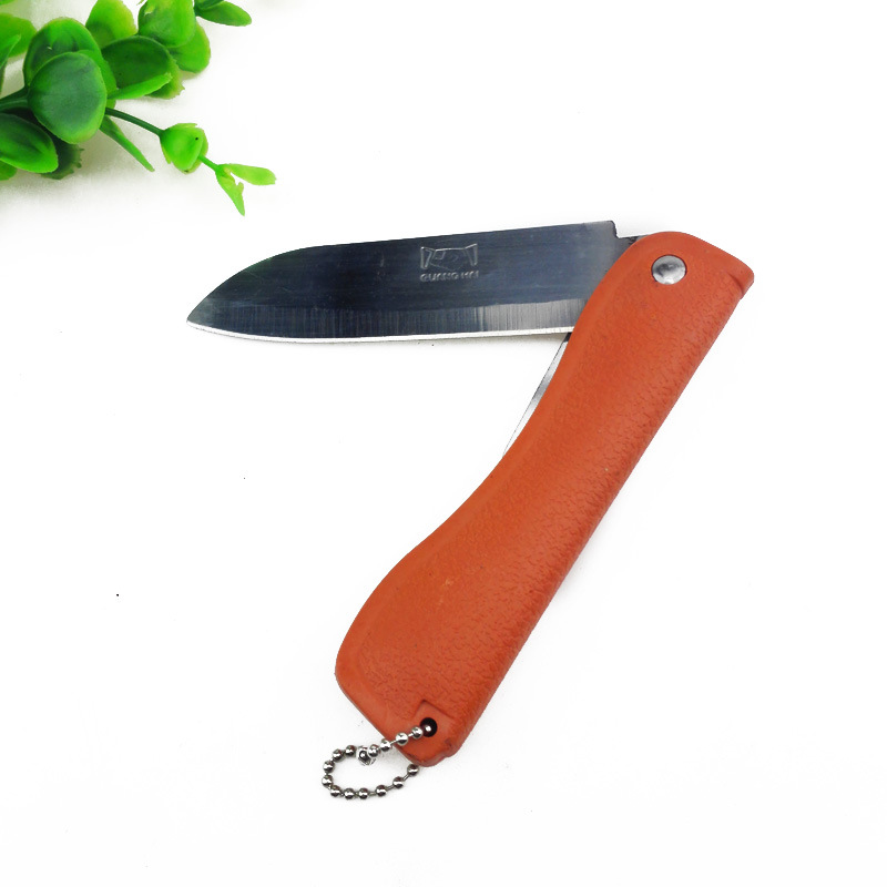 E1143 cuchillo de fruta plegable cuchillo de fruta suministros para el hogar productos de hardware dos yuanes tienda departamental al por mayor