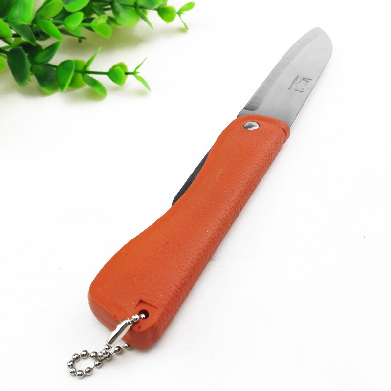 E1143 cuchillo de fruta plegable cuchillo de fruta suministros para el hogar productos de hardware dos yuanes tienda departamental al por mayor