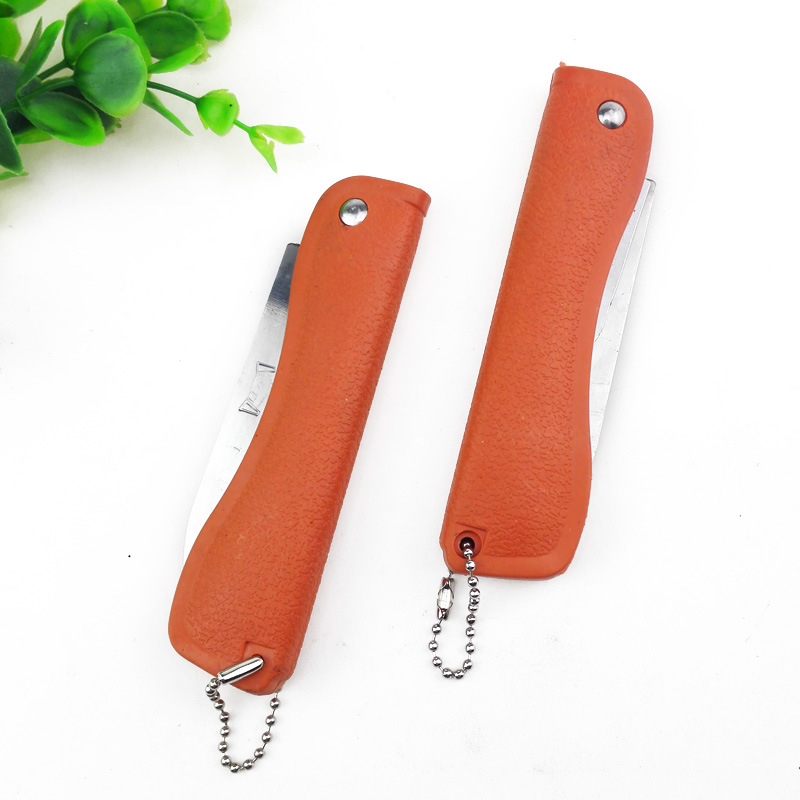 E1143 cuchillo de fruta plegable cuchillo de fruta suministros para el hogar productos de hardware dos yuanes tienda departamental al por mayor