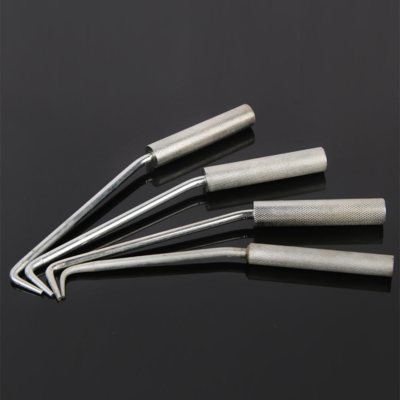 厂家批发钢筋钩子扎钩不锈钢钢筋钩子镀铬实心双轴承扎钩工地建筑