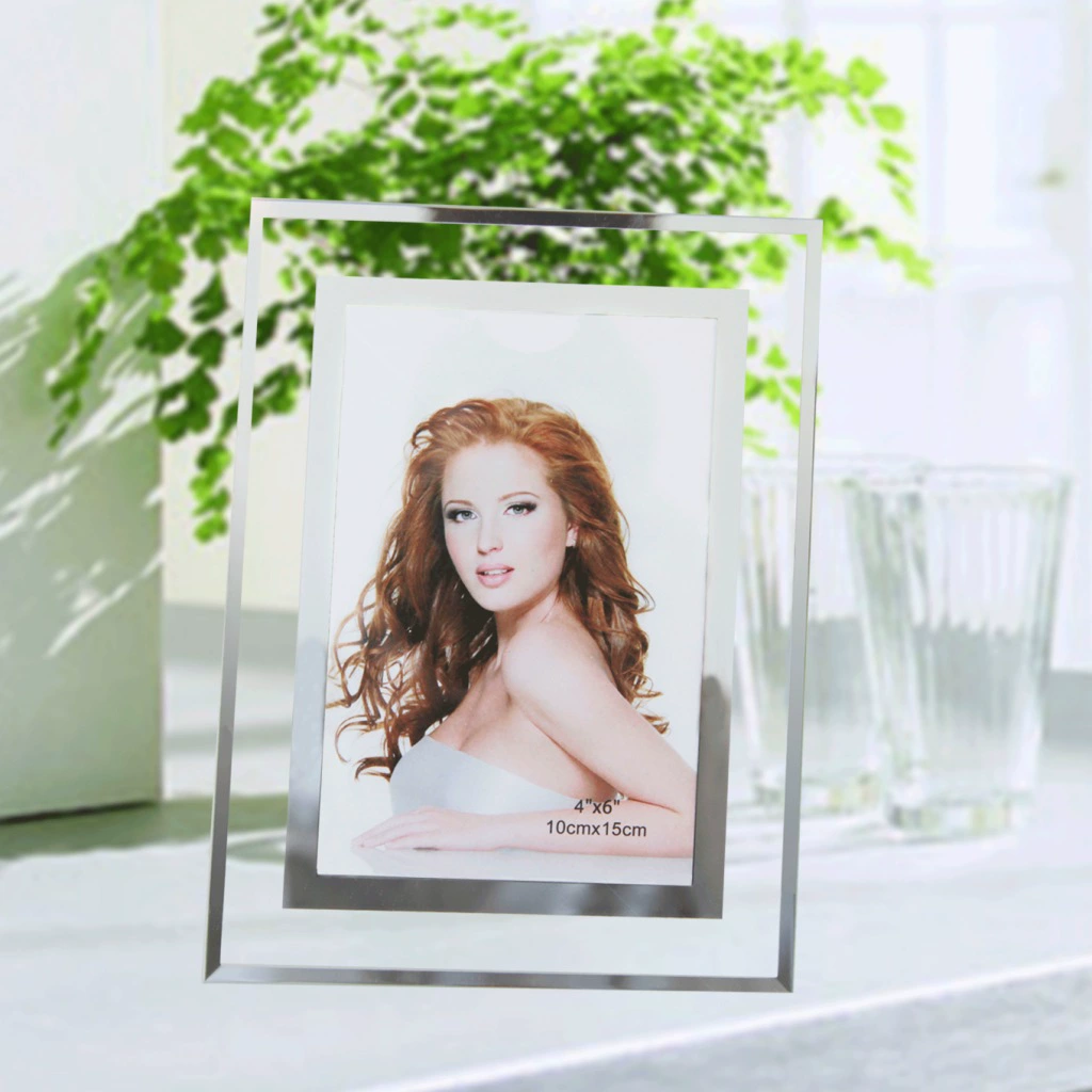 Простой домашний Творческий хрустальный стеклянный стол фоторамка Горизонтальная и вертикальная мебель различного размера выбор фоторамка Фотостудия