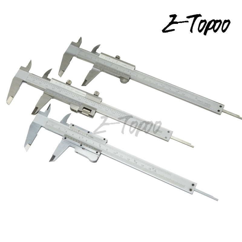 Etopoo正品 150MM 0.02MM 不锈钢整体 带深度杆 自锁 游标卡尺
