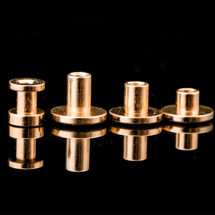 Strength merchant DIY Ledger nail copper flat head all copper child and mother rivet all copper belt head fixing screw