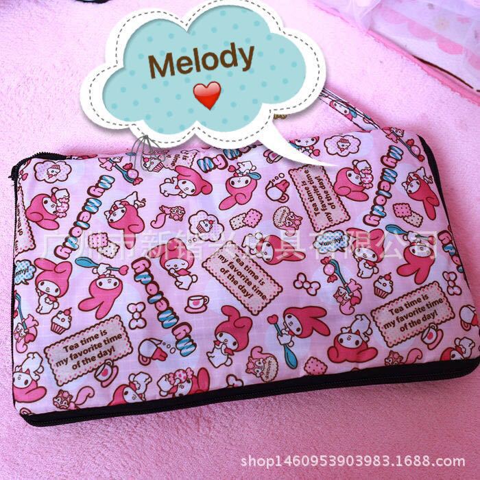 Portable Foldableing Travel Bag, Luggage Bag, Cartoon Foldableing Bag Can Hold the Luggage Rack