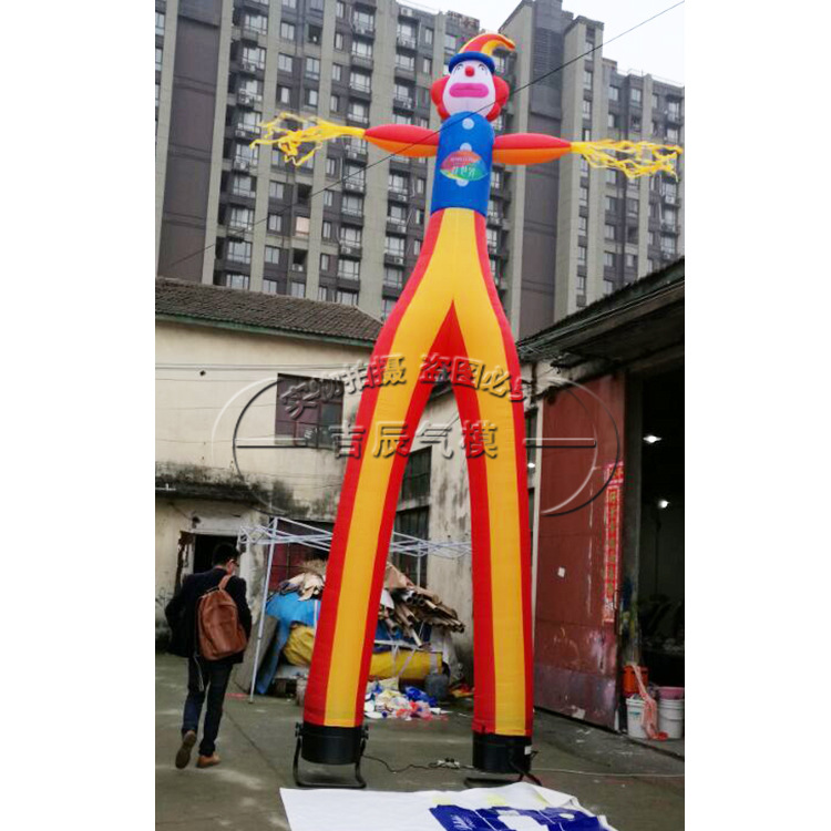 厂家直销空中跳舞人气模 室外大型充气气模 单腿空中舞星定制气模